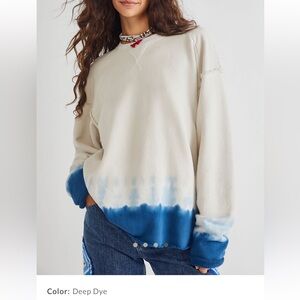 Dr. Collectors Big Sur Deep Dye Pullover (size: M) NWOT